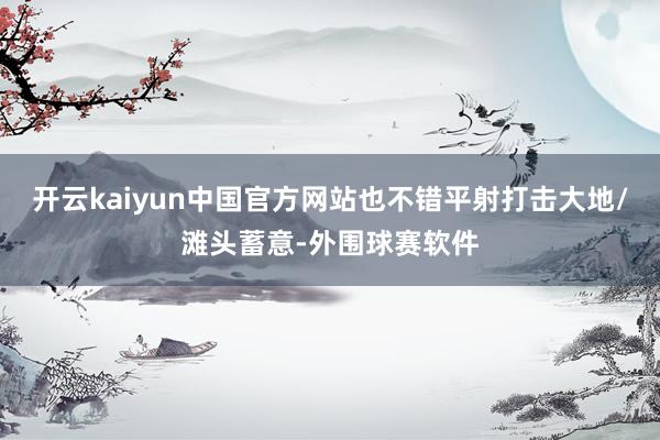 开云kaiyun中国官方网站也不错平射打击大地/滩头蓄意-外围球赛软件